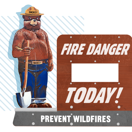 Fire danger level today